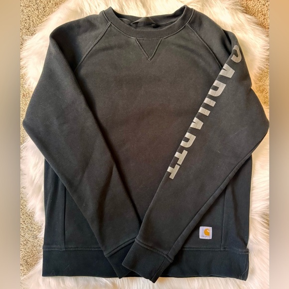 Carhartt Women’s Black Crewneck Sweatshirt - Picture 2 of 8